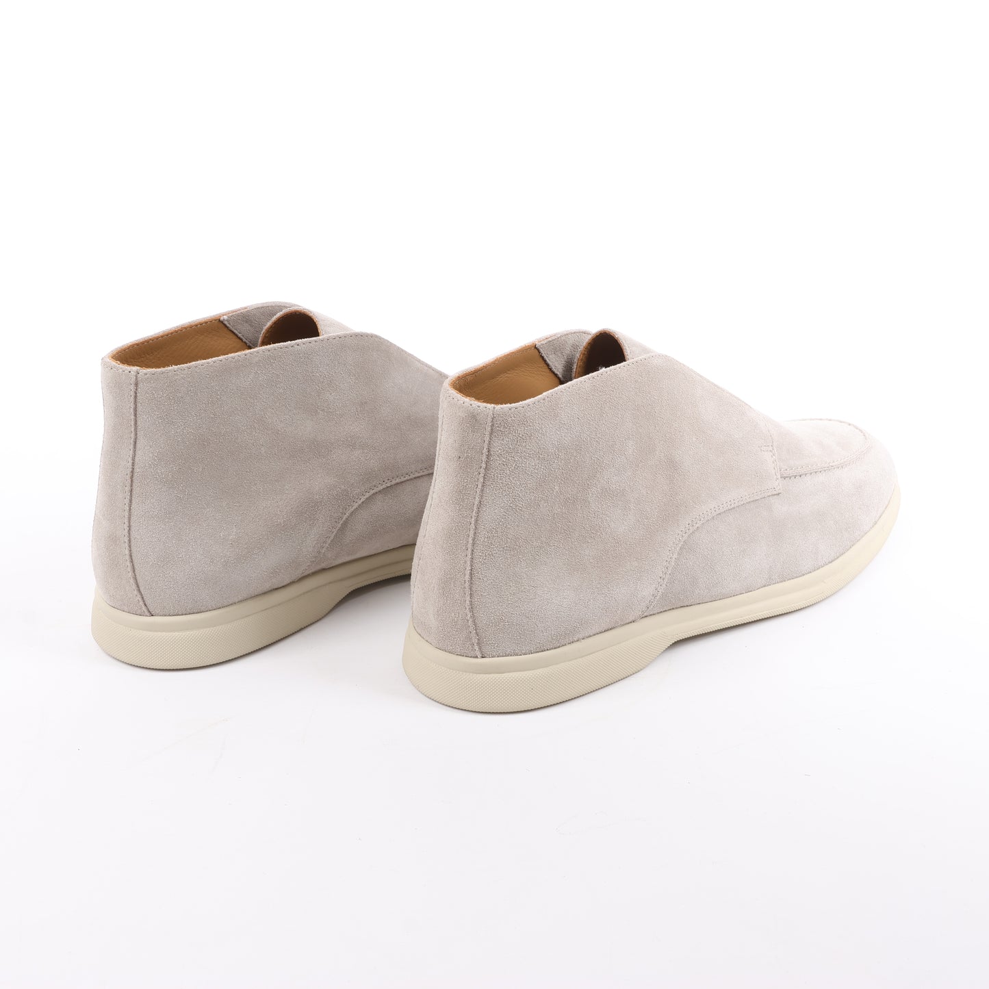 Chaussures à enfiler en daim PINI PARMA, gris clair, pointure 42,5