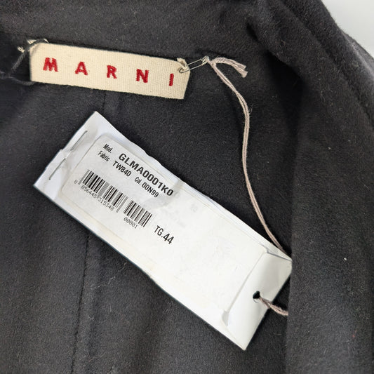 Marni Sleeveless Black Coat, Size 44
