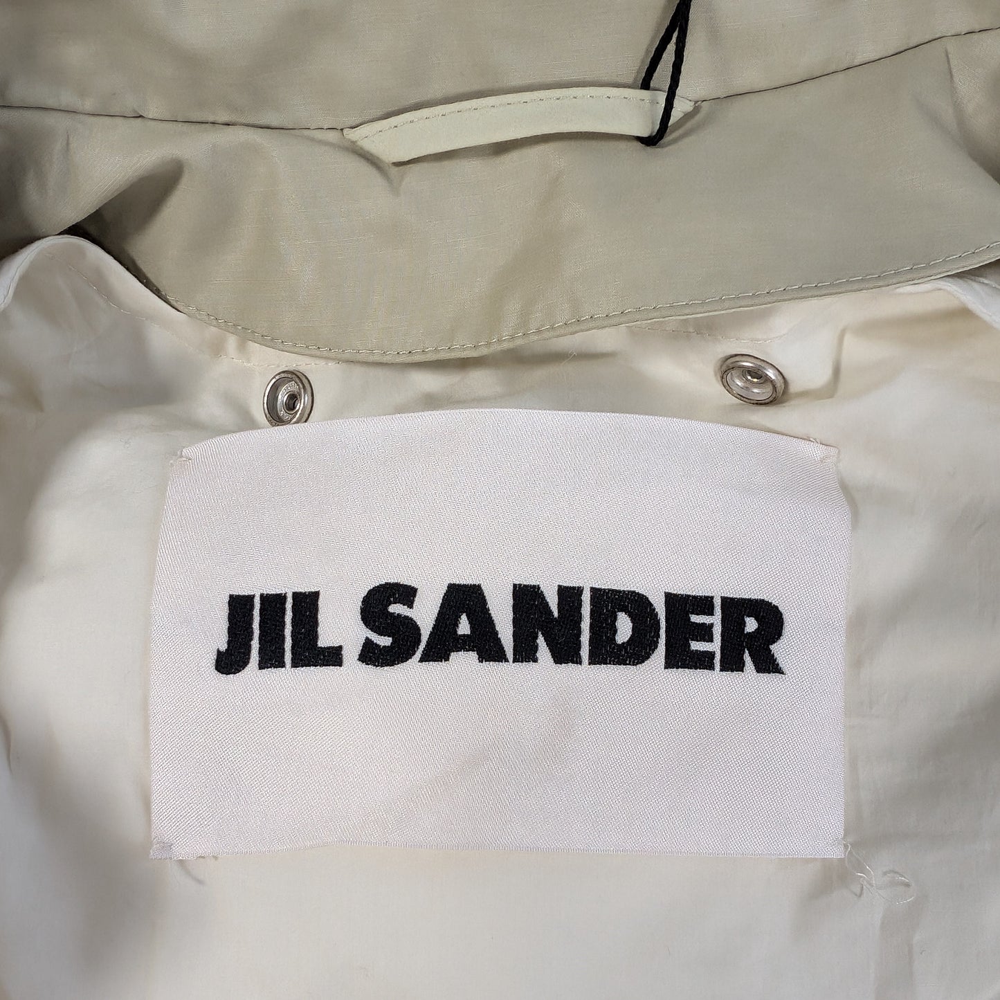 Jil Sander Beige Double-Layer Coat, Size 36