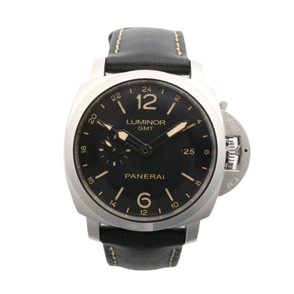 Panerai Luminor GMT PAM00531 OP6956BB1758195 SS & Leather AT Black Dial Watch