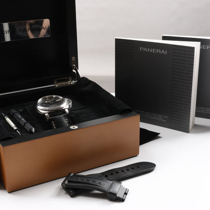 Panerai Luminor GMT PAM00531 OP6956BB1758195 SS & Leather AT Black Dial Watch