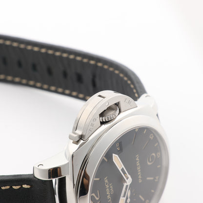 Panerai Luminor GMT PAM00531 OP6956BB1758195 SS & Leather AT Black Dial Watch