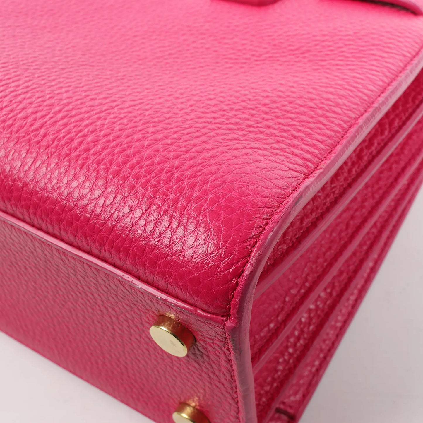 Saint Laurent Paris Sac de Jour Baby Leather Handbag in Pink 377183