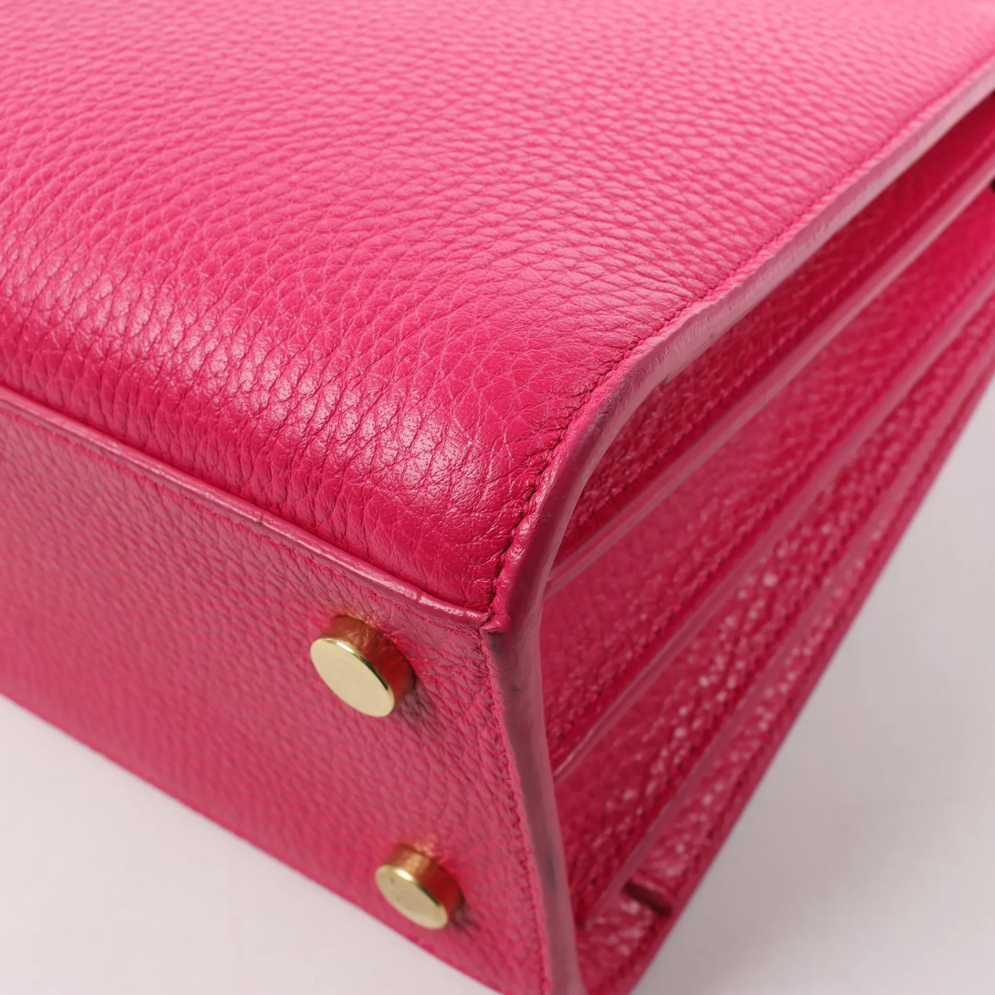 Saint Laurent Paris Sac de Jour Baby Leather Handbag in Pink 377183