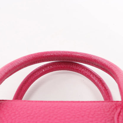 Saint Laurent Paris Sac de Jour Baby Leather Handbag in Pink 377183