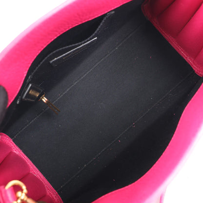 Saint Laurent Paris Sac de Jour Baby Leather Handbag in Pink 377183