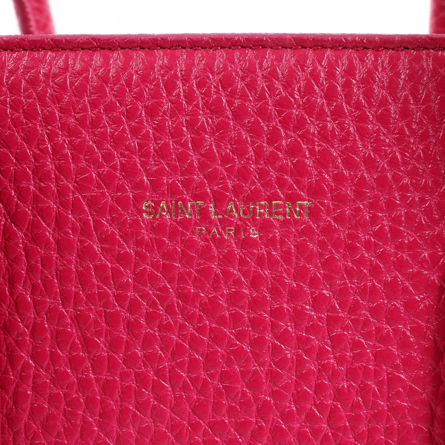 Saint Laurent Paris Sac de Jour Baby Leather Handbag in Pink 377183