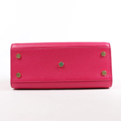 Saint Laurent Paris Sac de Jour Baby Leather Handbag in Pink 377183