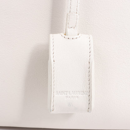Sac à main double face en cuir Sac de Jour Saint Laurent Paris, noir et blanc 324823