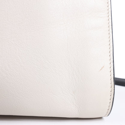 Sac à main double face en cuir Sac de Jour Saint Laurent Paris, noir et blanc 324823