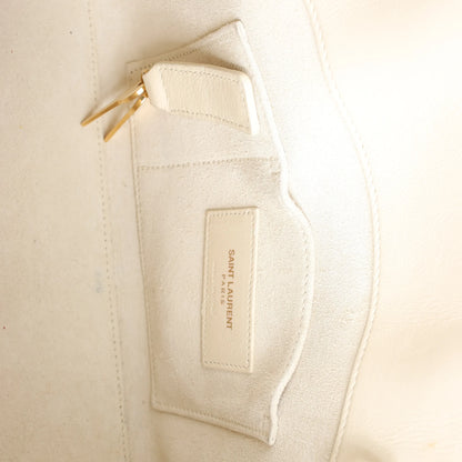 Saint Laurent Paris Sac de Jour Nano Leather 2Way Handbag Beige 340778