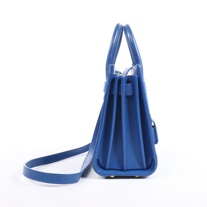 Saint Laurent Paris Sac de Jour Cuir 2Way Sac à main en Bleu 340778