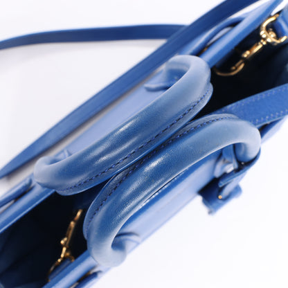 Saint Laurent Paris Sac de Jour Cuir 2Way Sac à main en Bleu 340778
