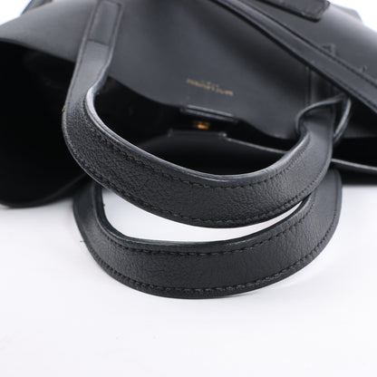 Saint Laurent Paris Toy Shopping Leather 2Way Handbag in Black