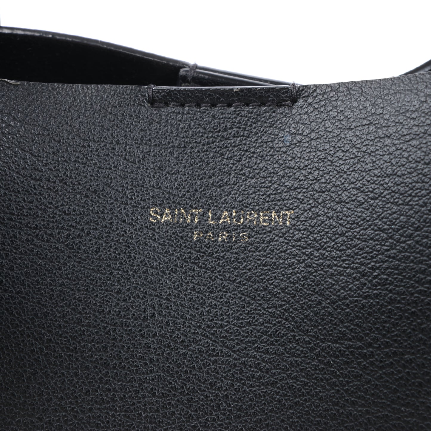 Saint Laurent Paris Toy Shopping Leather 2Way Handbag in Black