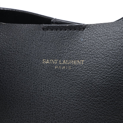 Saint Laurent Paris Toy Shopping Leather 2Way Handbag in Black