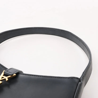 Saint Laurent Paris Le 5 à 7 Mini Hobo Lederhandtasche in Schwarz 710318 