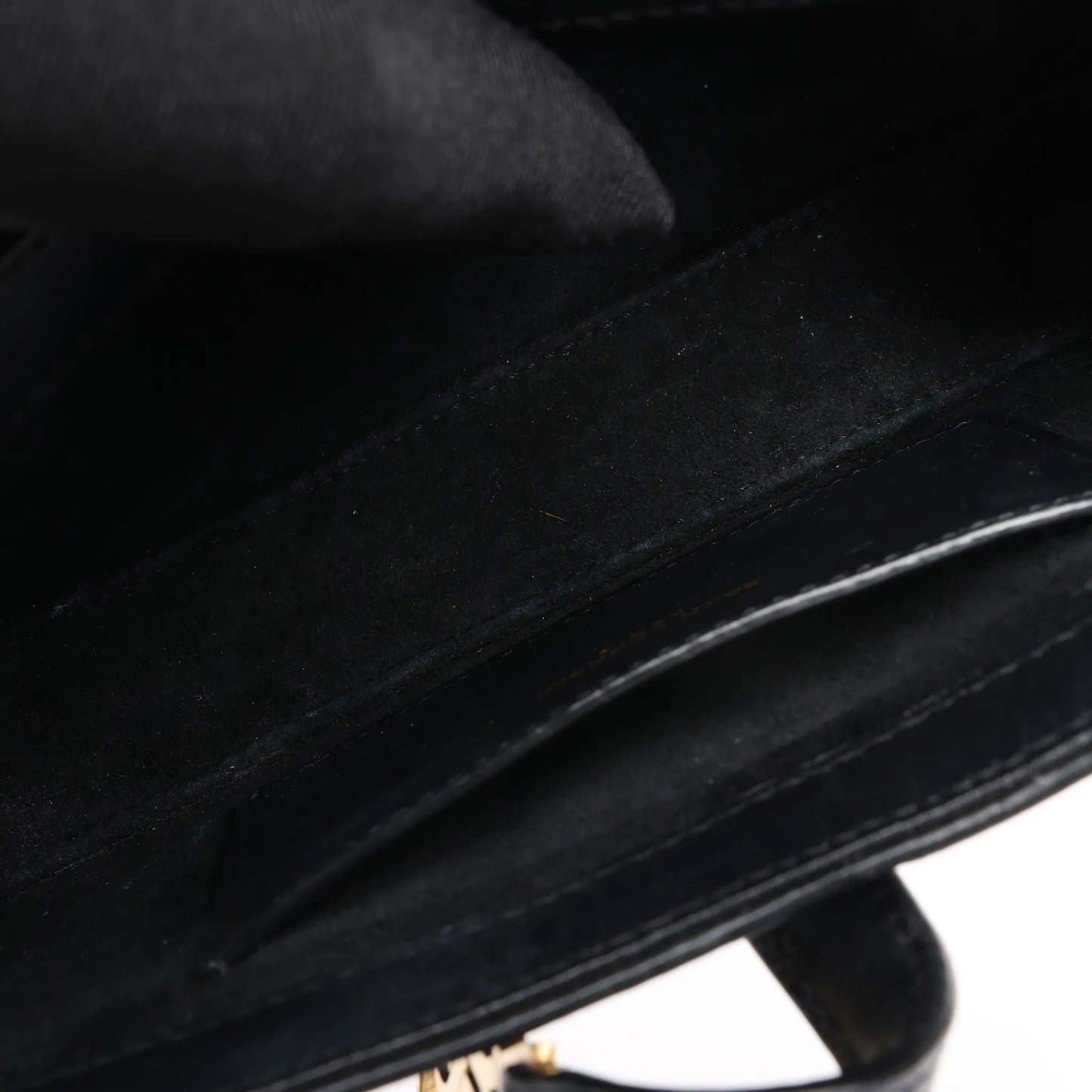 Saint Laurent Paris Le 5 à 7 Mini Hobo Lederhandtasche in Schwarz 710318 