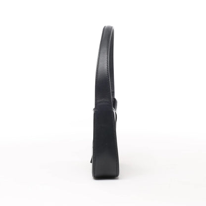 Saint Laurent Paris Le 5 à 7 Mini Hobo Lederhandtasche in Schwarz 710318 