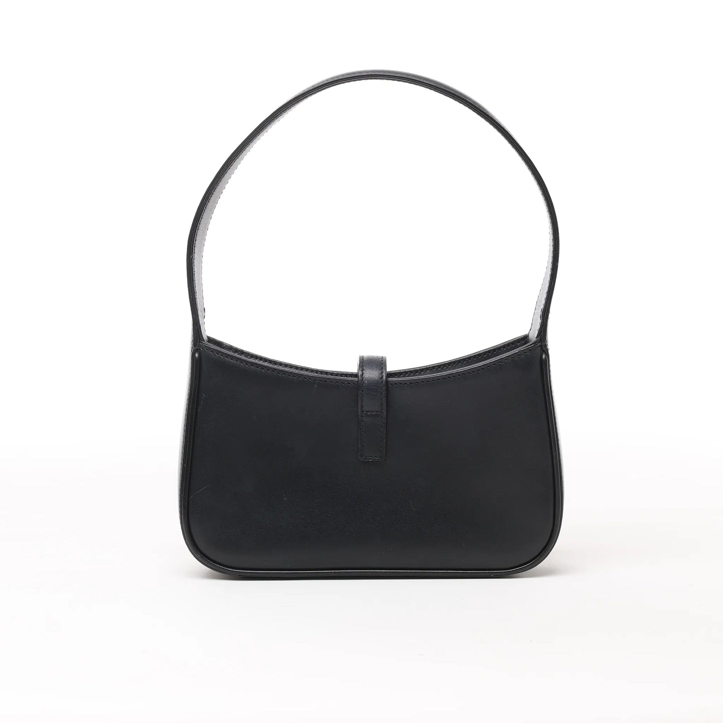 Saint Laurent Paris Le 5 à 7 Mini Hobo Lederhandtasche in Schwarz 710318 
