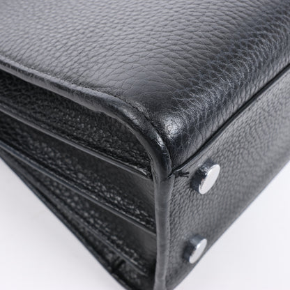 Saint Laurent Paris Sac de Jour Lederhandtasche Schwarz 377183