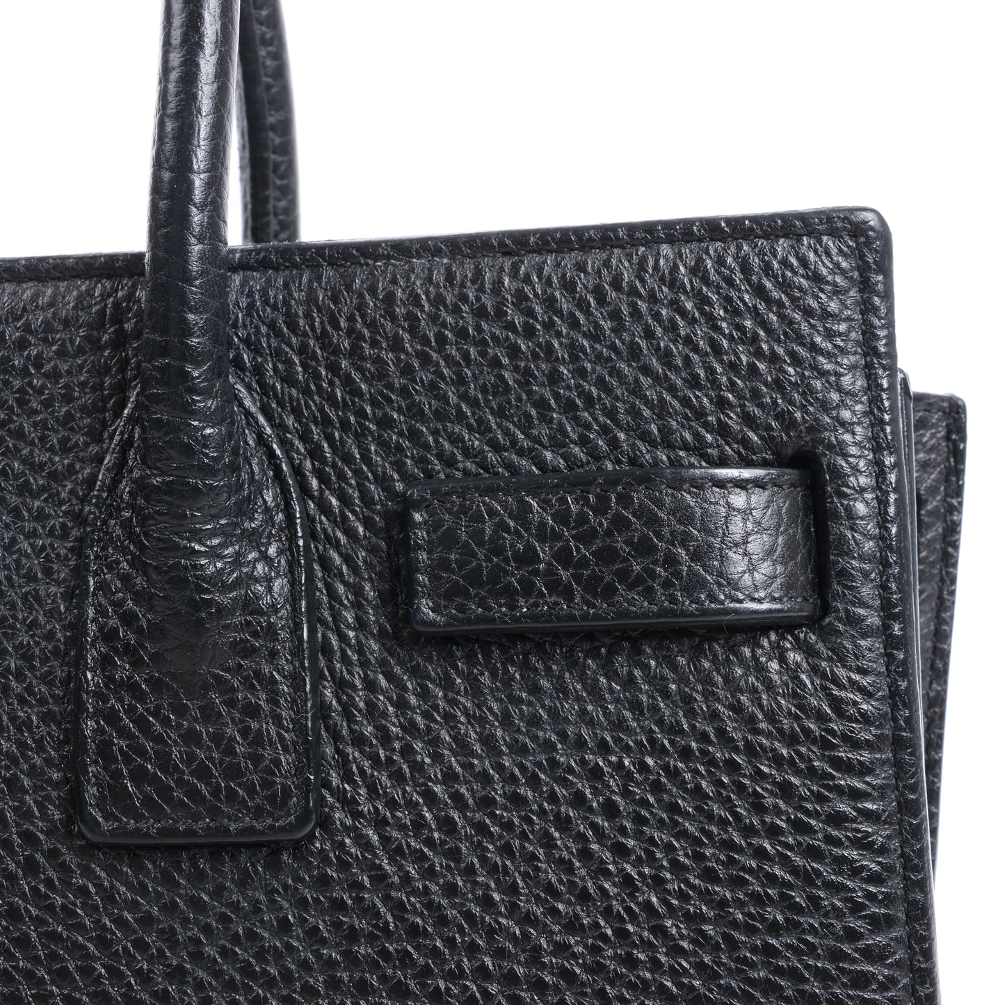 Saint Laurent Paris Sac de Jour Lederhandtasche Schwarz 377183
