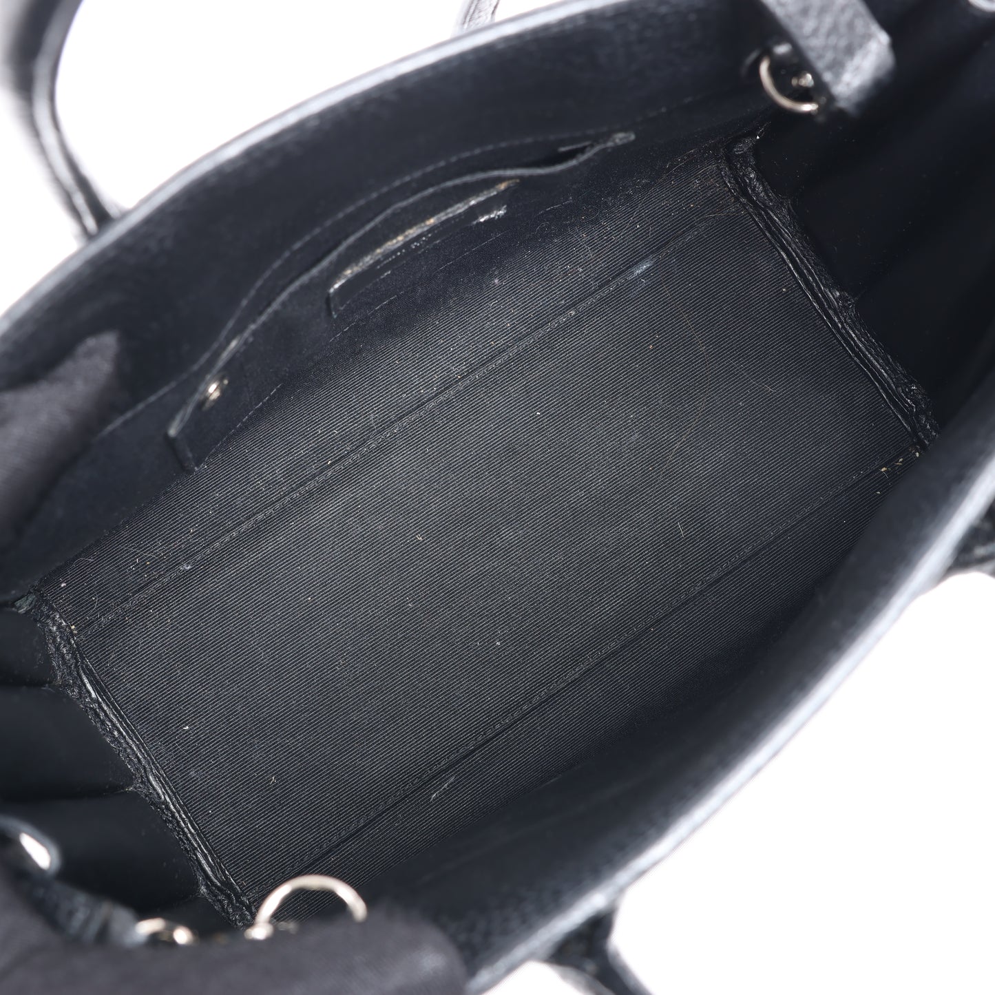 Saint Laurent Paris Sac de Jour Lederhandtasche Schwarz 377183