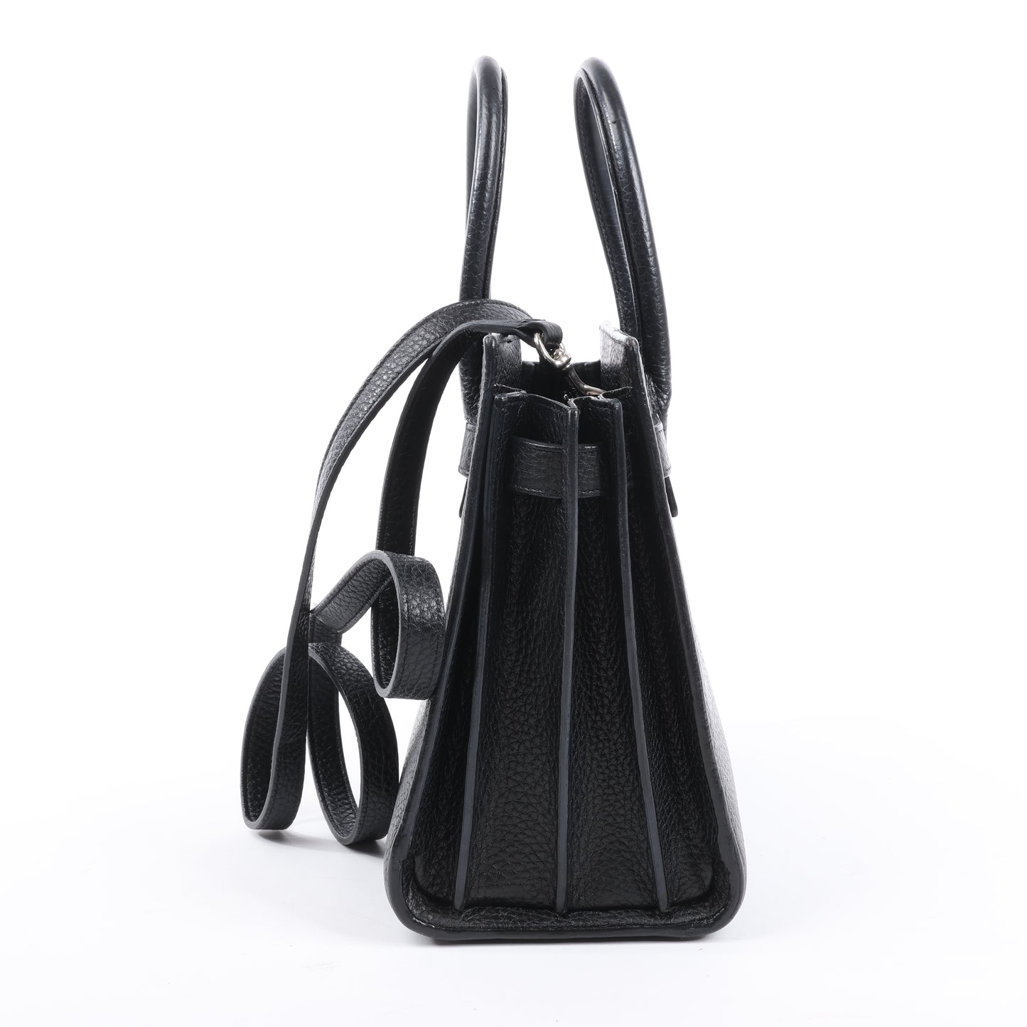 Saint Laurent Paris Sac de Jour Lederhandtasche Schwarz 377183