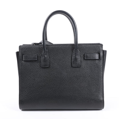 Saint Laurent Paris Sac de Jour Lederhandtasche Schwarz 377183