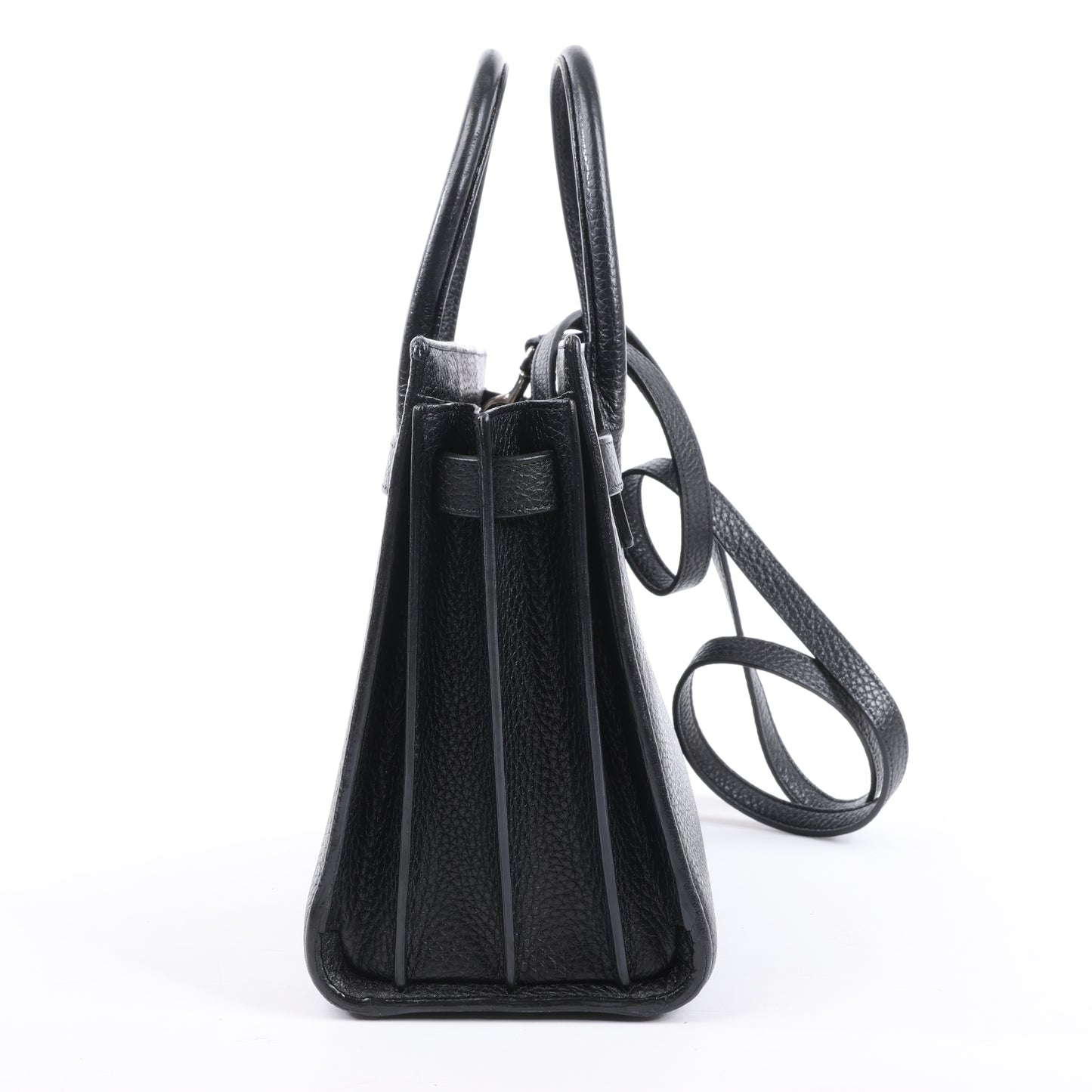Saint Laurent Paris Sac de Jour Lederhandtasche Schwarz 377183