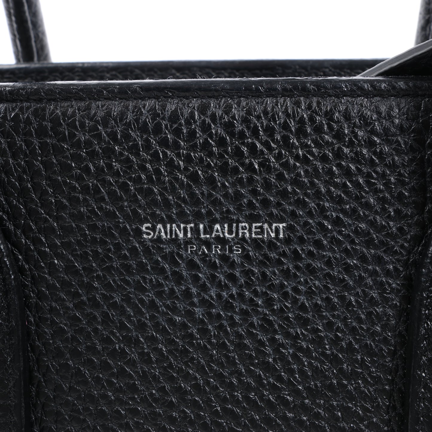 Saint Laurent Paris Sac de Jour Lederhandtasche Schwarz 377183