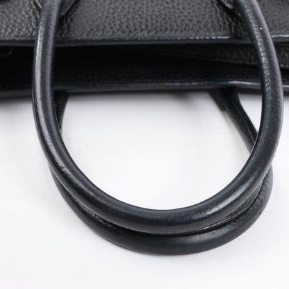 Saint Laurent Paris Sac de Jour Lederhandtasche Schwarz 377183