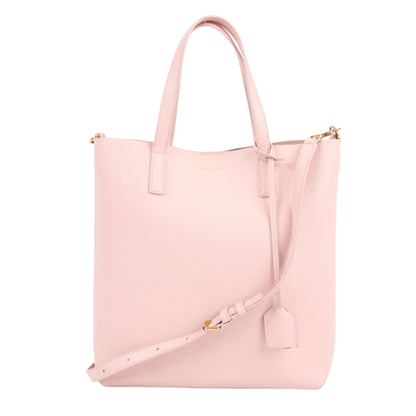 Saint Laurent Paris Toy Shopping 2-Wege-Handtasche aus Leder in Pink 498612