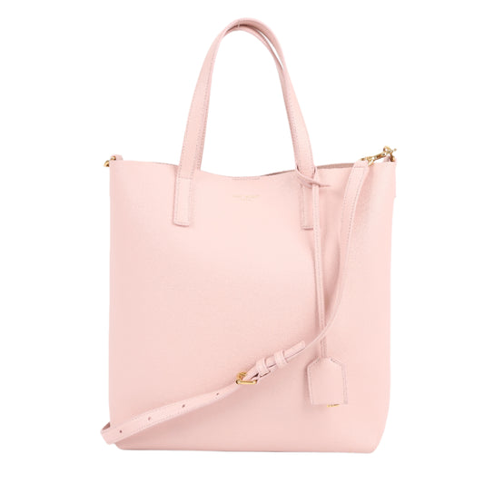 Saint Laurent Paris Toy Shopping 2-Wege-Handtasche aus Leder in Pink 498612