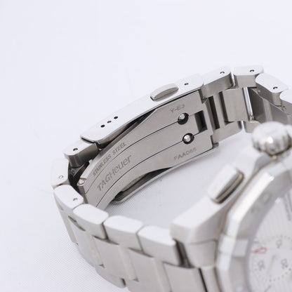 TAG Heuer Aqua Racer CAY2111-2 RTQ2215 SS AT Uhr mit silbernem Zifferblatt