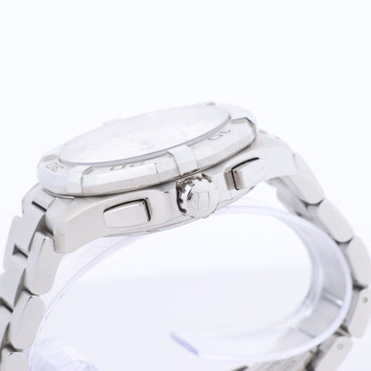 TAG Heuer Aqua Racer CAY2111-2 RTQ2215 SS AT Uhr mit silbernem Zifferblatt