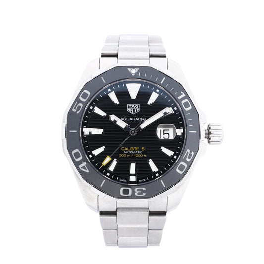 TAG Heuer Aqua Racer WAY201A.BA0927 RHS4930 SS AT Uhr mit schwarzem Zifferblatt