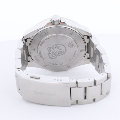 TAG Heuer Aqua Racer WAY201A.BA0927 RHS4930 SS AT Uhr mit schwarzem Zifferblatt