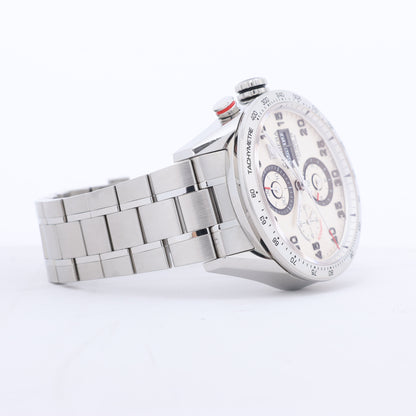 TAG Heuer Carrera CV2A11 RAZ3731 SS AT Uhr mit silbernem Zifferblatt