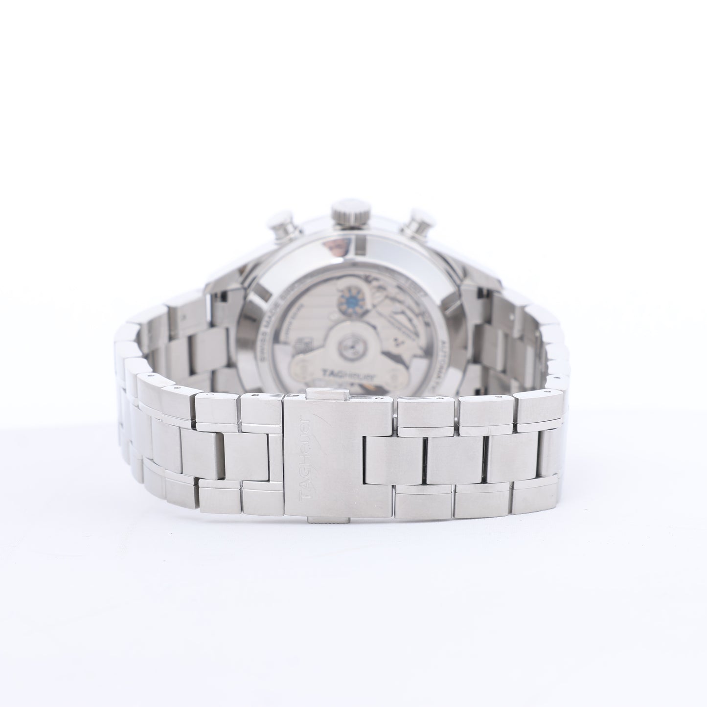 TAG Heuer Carrera Calibre 1887 Chronograph CAR2110.BA0720 RPR0632 SS AT Uhr mit schwarzem Zifferblatt