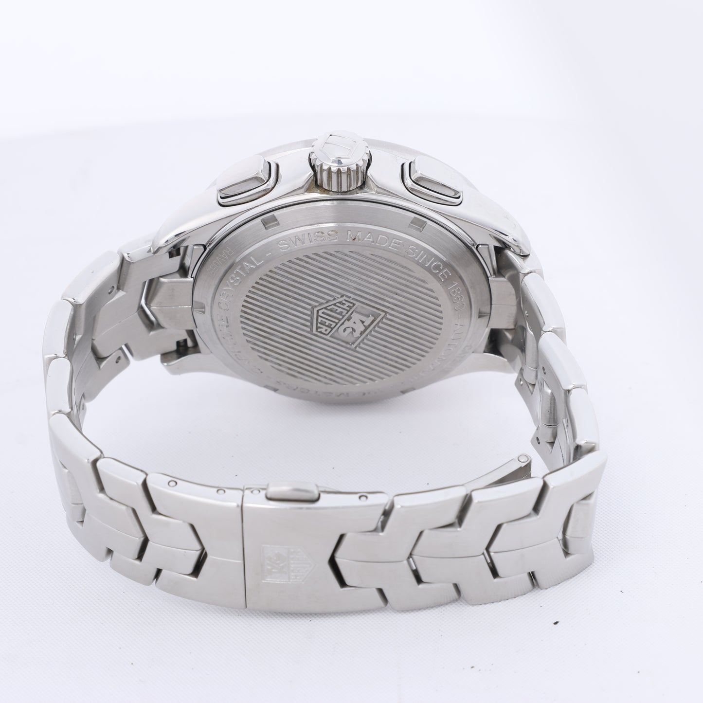 TAG Heuer Link Calibre 16 CAT2012 RAV0551 SS AT Uhr mit schwarzem Zifferblatt