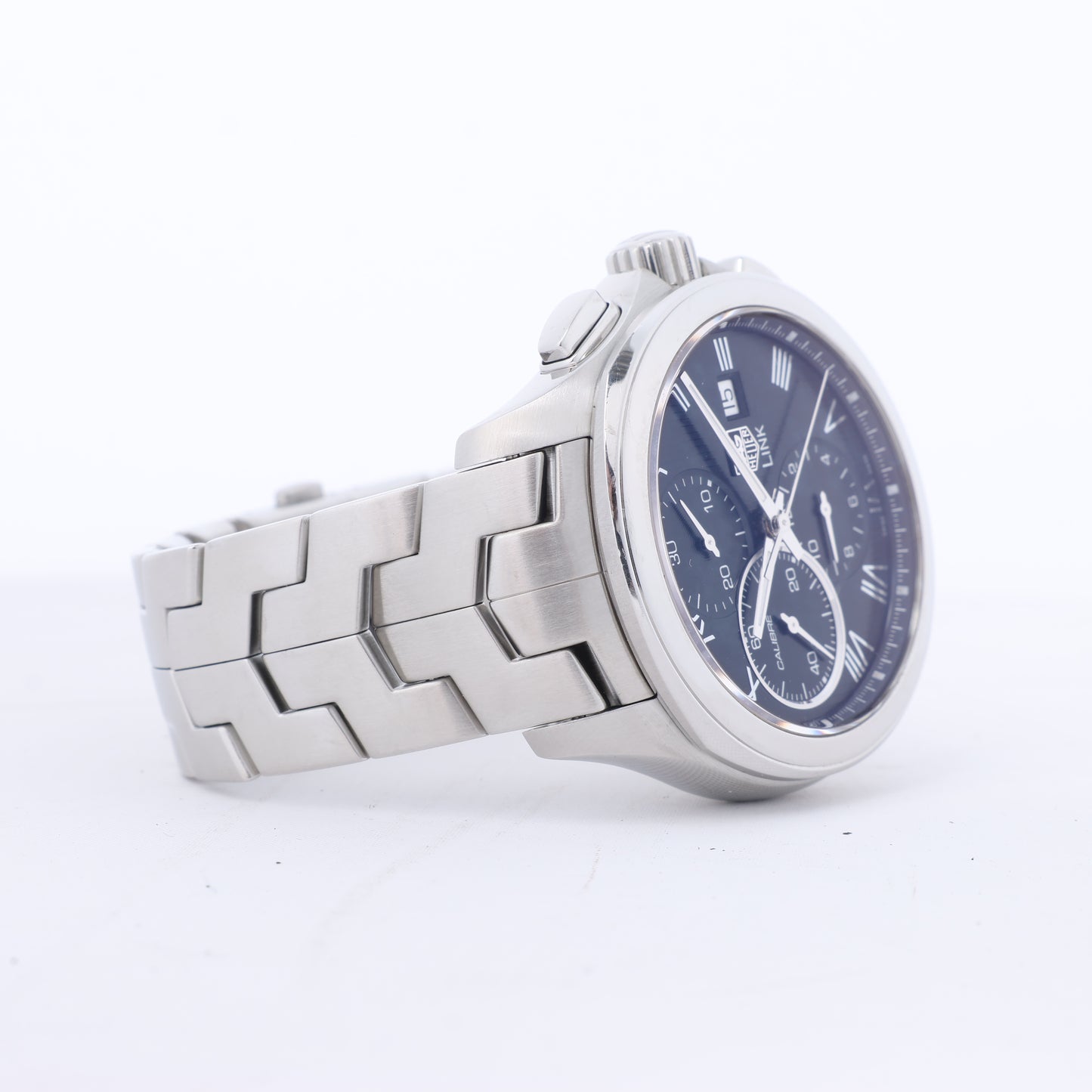 TAG Heuer Link Calibre 16 CAT2012 RAV0551 SS AT Uhr mit schwarzem Zifferblatt