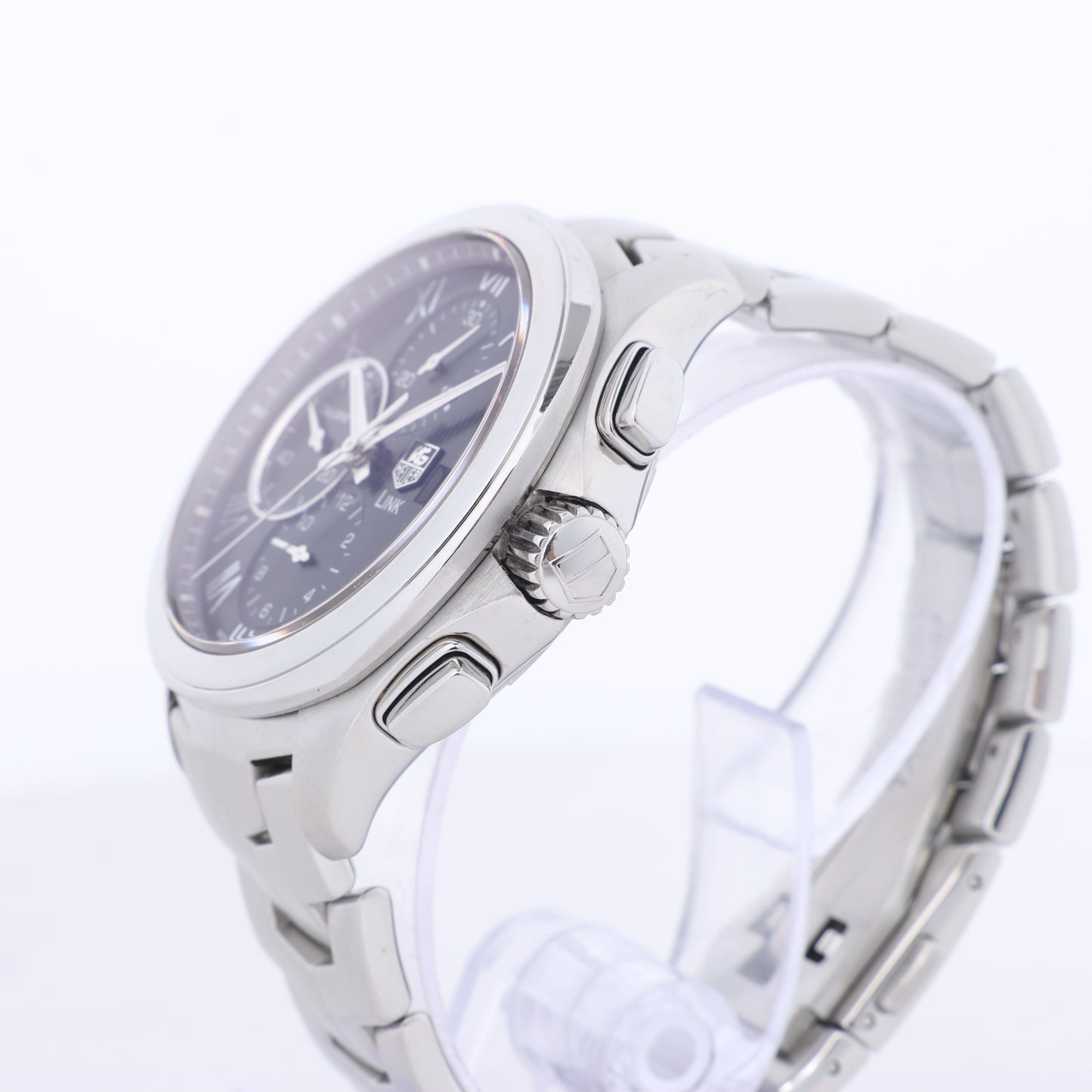 TAG Heuer Link Calibre 16 CAT2012 RAV0551 SS AT Uhr mit schwarzem Zifferblatt