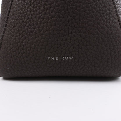 The Row East/West Leather Handbag in Brown
