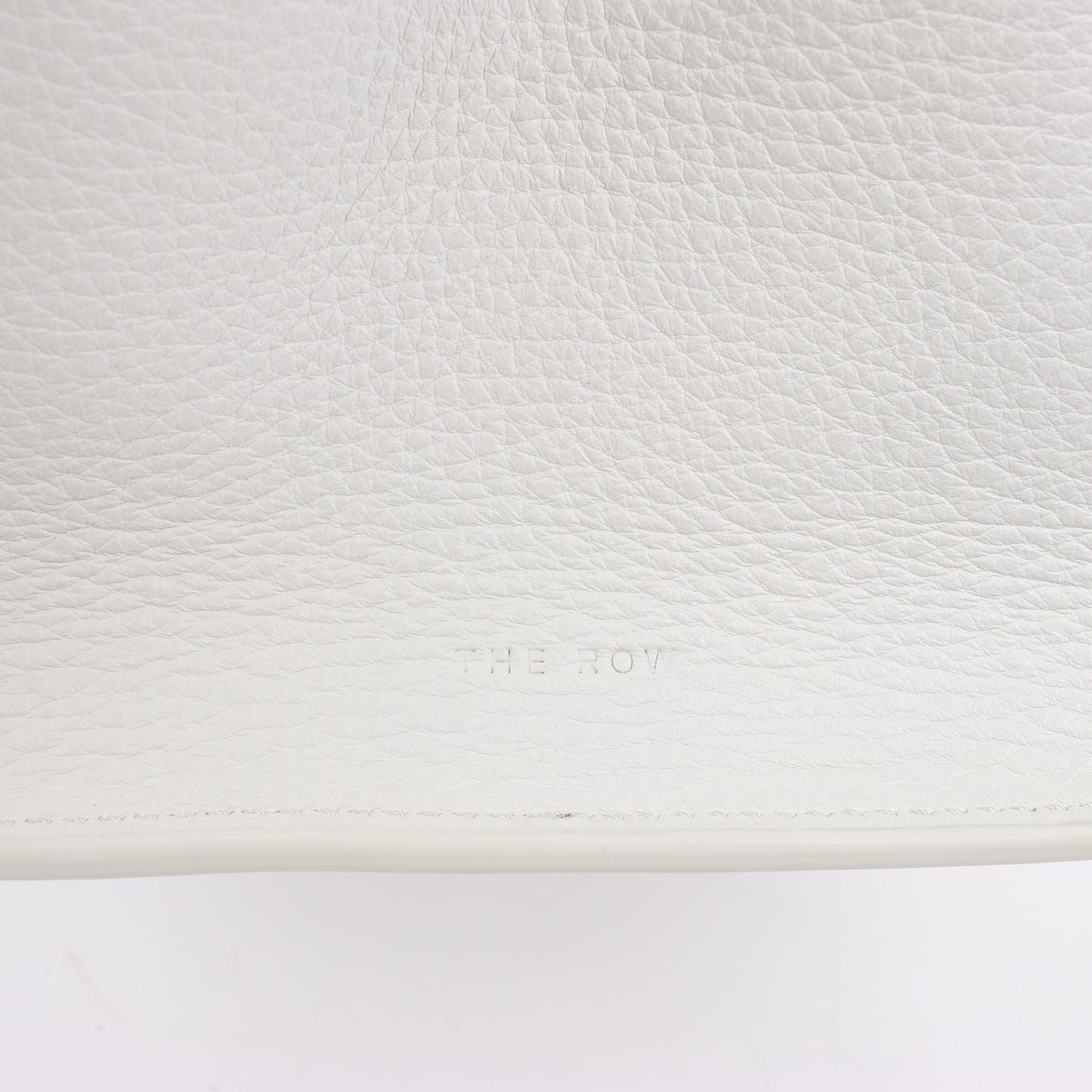 The Row Soft Margaux 10 Leather 2Way Handbag in White