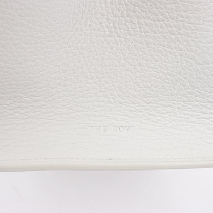 The Row Soft Margaux 10 Leather 2Way Handbag in White