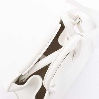 The Row Soft Margaux 10 Leather 2Way Handbag in White