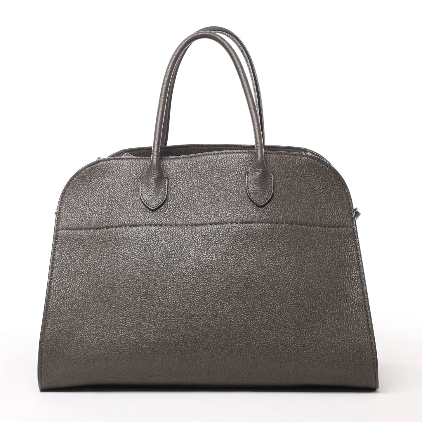The Row Soft Margaux 15 Lederhandtasche in Grau