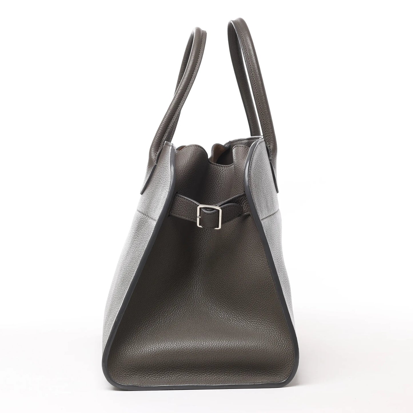 The Row Soft Margaux 15 Lederhandtasche in Grau