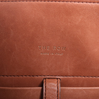 The Row – Weiche Margaux 10 – 2-Wege-Handtasche aus braunem Leder